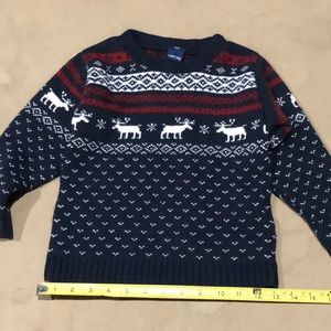 Reindeer sweater - youth sz 7